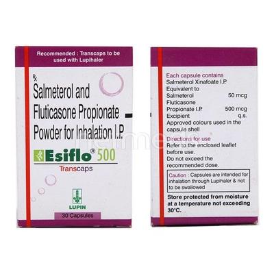 Esiflo 500 Transcap 30'S - Asthma/COPD-Ast