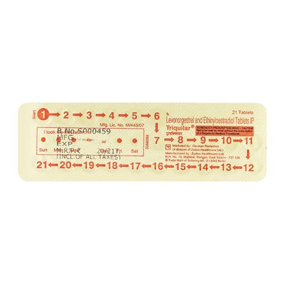 Triquilar Tablet 21'S - Contraception-Ora