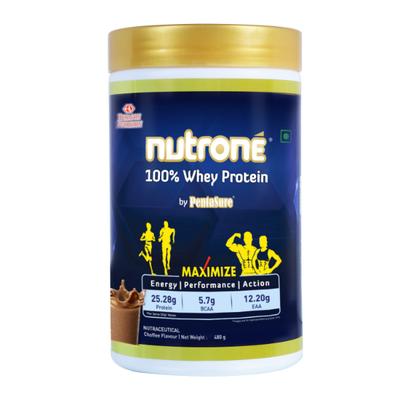 Nutrone 100% Whey Protein Powder - Choffee Flavour (with Free Shaker) 480 gm - Whey Proteins