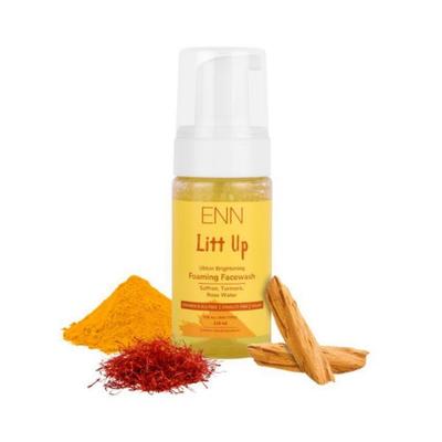 ENN Litt Up Ubtan Skin Brightening Foaming Facewash 110 ml - Face Washes