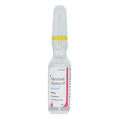 Alpostin 500mcg Injection 1ml - Impotence/Erectile Dysfunction (Ed)