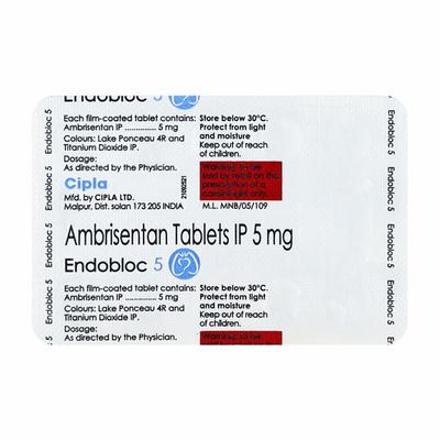Endobloc 5mg Tablet 10'S - Hypertension-Oah