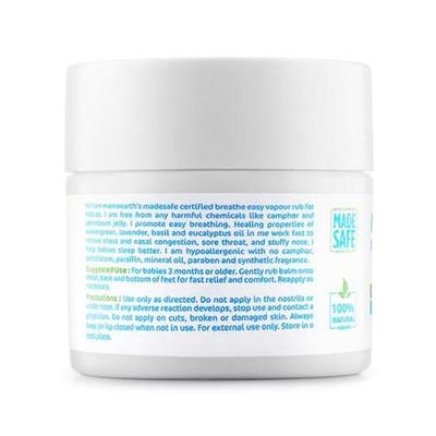 Mamaearth Breathe Easy Vapour Rub Balm for babies 50 ml - Baby Skin Care