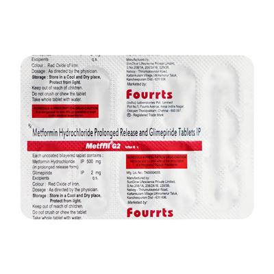 Metffil G2 Tablet 10'S - Diabetes-Ant