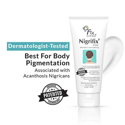Fixderma Nigrifix Cream For Dark Neck, Ankles, Knuckles, Elbows, Underarm Whitening (50 g) - Lotions & Creams