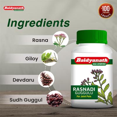 Baidyanath Rasnadi Guggulu Tablet 80's - Speciality Medicines