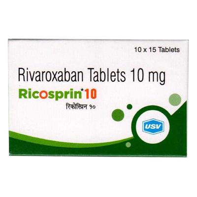 RICOSPRIN 10 Tablet 15's - Blood Clot-Ant