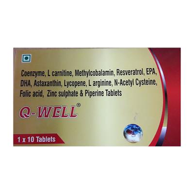 Q WELL Tablet 10's - Supplements-Sup