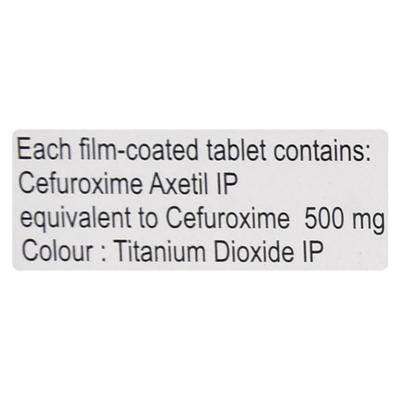 Zenoxim 500mg Tablet 10'S - Bacterial Infections-Cep