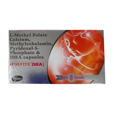 Folvite DHA Capsule 10'S - Supplements-Sup