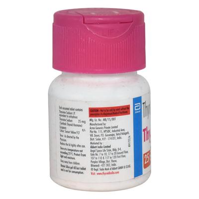Thyronorm 25Mcg Tablet 120'S - Hypothyroidism