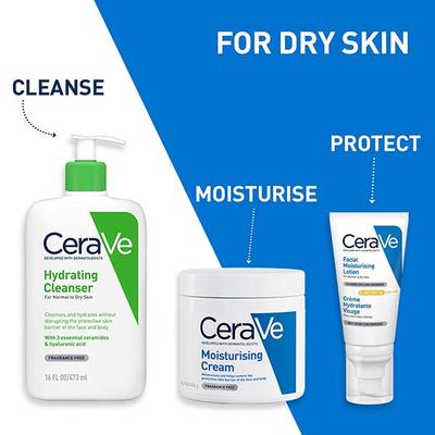 CeraVe Hydrating Cleanser For Normal To Dry Skin 473 ml - Face Wash & Cleansers