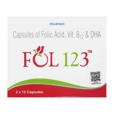 FOL 123 Capsule 15'S - Supplements-Vam
