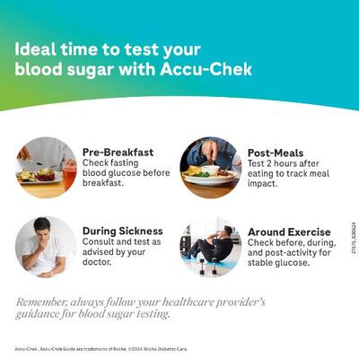 Accu-Chek Guide Blood Glucose Test Strips 50's - Blood Glucose Monitors/Test Strips