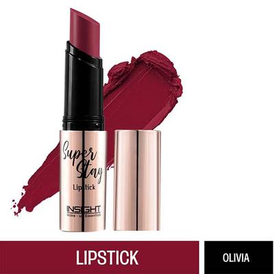 Insight Cosmetics Super Stay Lipstick- Olivia 7 gm - Lipsticks