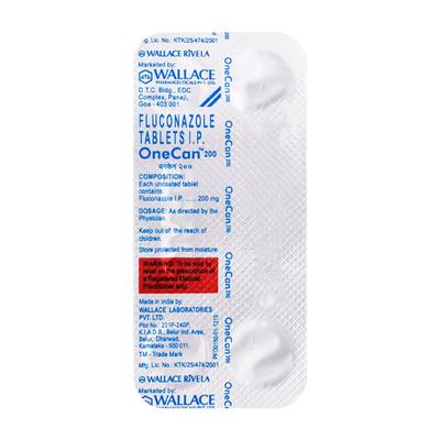 Onecan 200mg Tablet 4'S - Fungal Infections-Anf