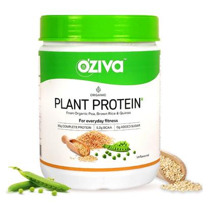 Oziva Organic Plant Protein Powder 500 gm - Whey Proteins