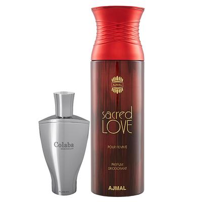 Ajmal Colaba Mukhallat Concentrated Perfume Oil Floral Oriental And Sacred Love Deodorant Floral Musky Fragrance 214 ml - Perfumes (Edt/Edp)