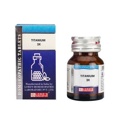 Lord's Trituration Titanium 3X Tablet 25 gm - Bio-Chemic