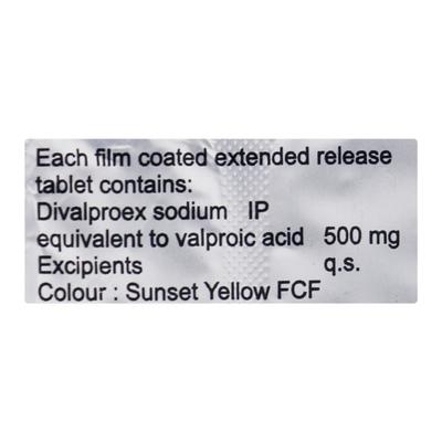 Divalid ER 500mg Tablet 10'S - Epilepsy/Convulsion-Ant