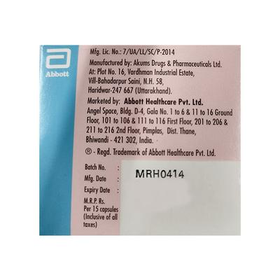 Wymox 250mg Capsule 15'S - Bacterial Infections-Pen