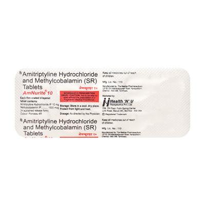 Amnurite 10mg Tablet 10'S - Depression-Ant