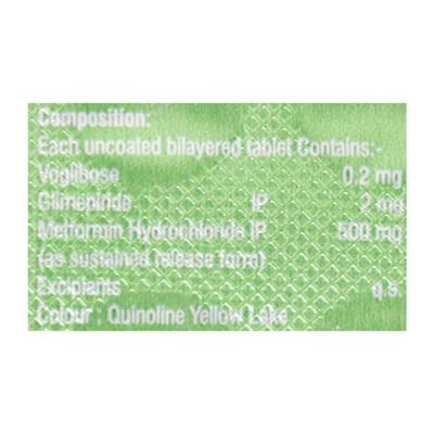 VOGLIBOZ GM2 Tablet 10's - Diabetes-Ant