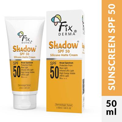 Fixderma Shadow SPF 50 Silicone Matte Face Cream 50 gm - Night Cream