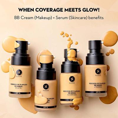 Sugar Cosmetics Goddess Of Flawless Bb Serum - 32 Cortado 25 ml - Bb & Cc Creams