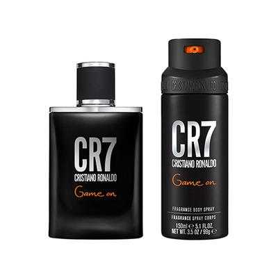 Cristiano Ronaldo CR7 Game On Eau De Toilette 50ml + Fragrance Body Spray 150ml 2's - Men Perfumes (Edt/Edp)