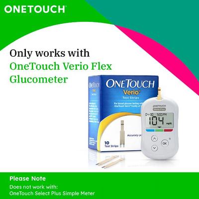OneTouch Verio Blood Glucose Test Strip 10's - Blood Glucose Monitors/Test Strips
