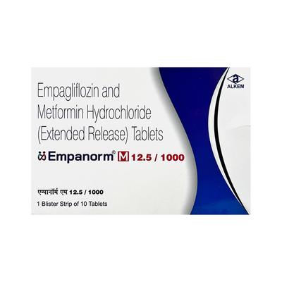 EMPANORM M 12.5/1000 Tablet 10's - Diabetes-Ant