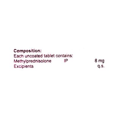 Rednisol 8mg Tablet 10'S - Hormonal Therapy-Cor