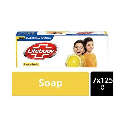 Lifebuoy Lemon Fresh Soap (Buy 5 Get 2 Free) 875 gm - Soaps