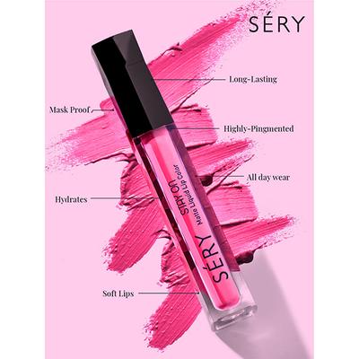 Sery Stay On Matte Liquid Lipstick Delightful Nude, Pink (LSO - 09) 5 ml - Liquid Lipsticks