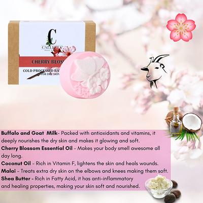 Callesta Moisturising Cherry Blossom Soap 100 gm - Soaps
