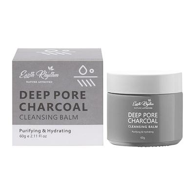 Earth Rhythm Deep Pore Charcoal Cleansing Balm 60 gm - Face Scrubs
