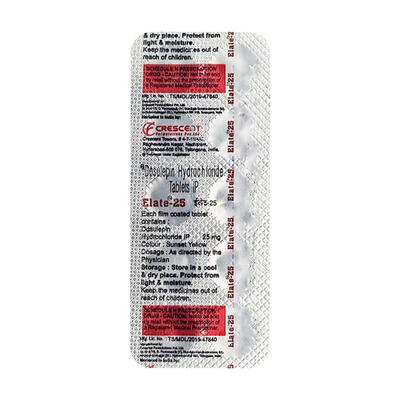 ELATE 25 Tablet 10's - Depression-Ant