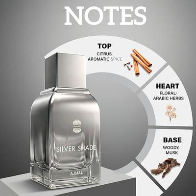 Ajmal Silver Shade Edp 100 Ml - Perfumes (Edt/Edp)