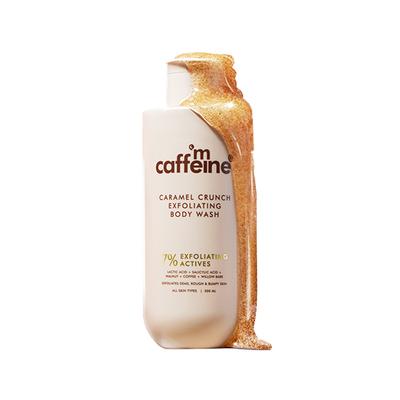 MCaffeine 7% Exfoliating Body Wash- 1% Salicylic 2% Lactic Acid, Shower Gel to Reduce Body Acne 300 ml - Shower Gels & Body Wash