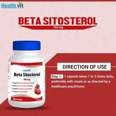 Healthvit Beta-Sitosterol For Cardiovascular Health - capsules 60's - General Health