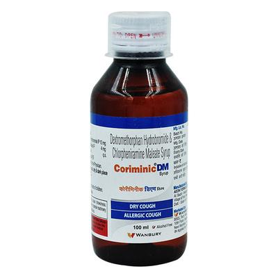 Coriminic DM Syrup 100ml - Cough And Cold-Cou
