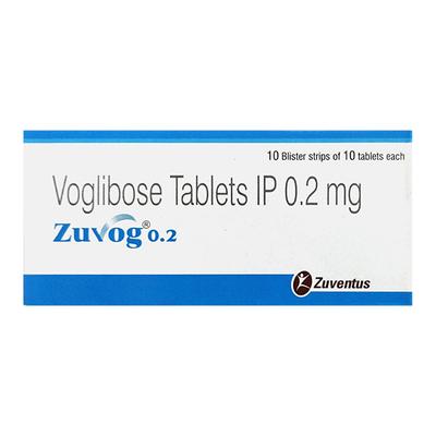 Zuvog 0.2mg Tablet 10'S - Diabetes-Ant