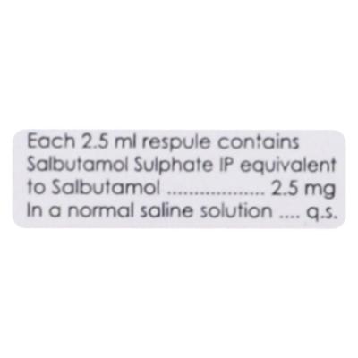 Asthalin Respule 5X2.5ml - Asthma/COPD-Ast