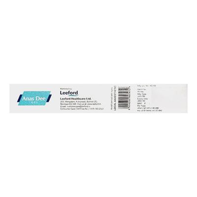 Anas Dee Gel 30gm - Anaesthesia - Local-Ana