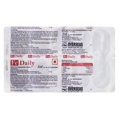 FE DAILY Tablet 10's - Supplements-Vam
