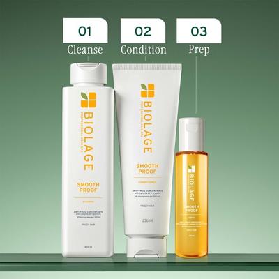 Biolage Smoothproof 6-in-1 Hair Serum for Frizzy Hair with Avocado & Grape Seed Oil 100 ml - Hair Serums