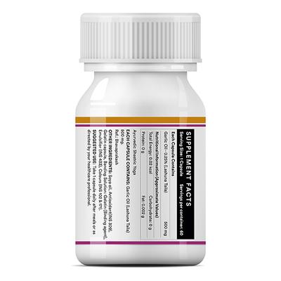 INLIFE Garlic Oil 500 mg Capsules 60's - Digestive Health