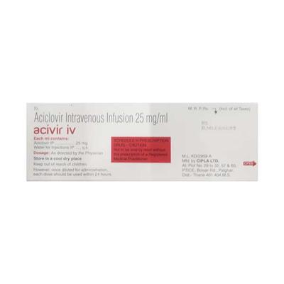 ACIVIR IV Infusion 10ml - Viral infections-Ant