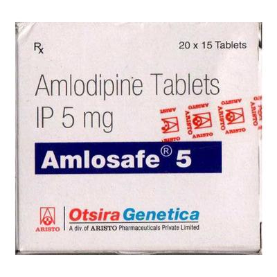 AMLOSAFE 5 Tablet 15's - Hypertension-Cal